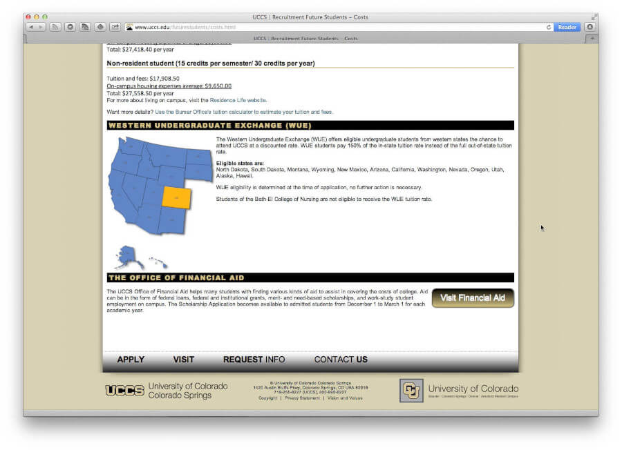uccs homepage 2013